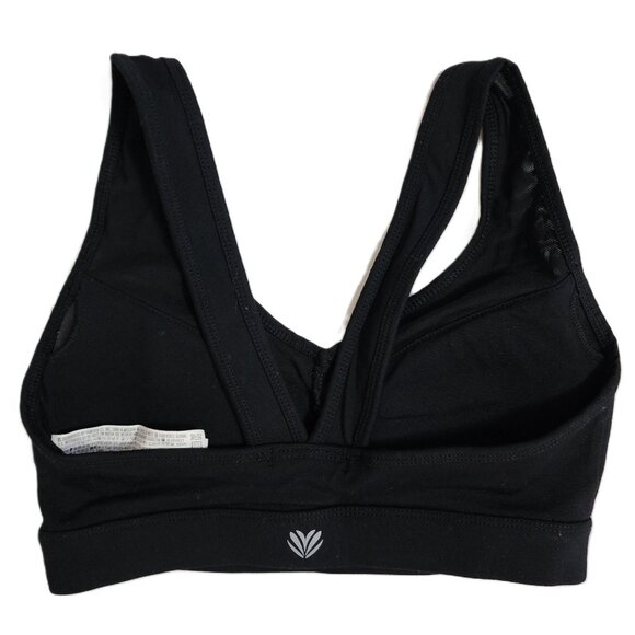 Forever 21 Womens Black with Mesh Detail Lined Sports Bra Active Wear Size XS - Picture 8 of 8